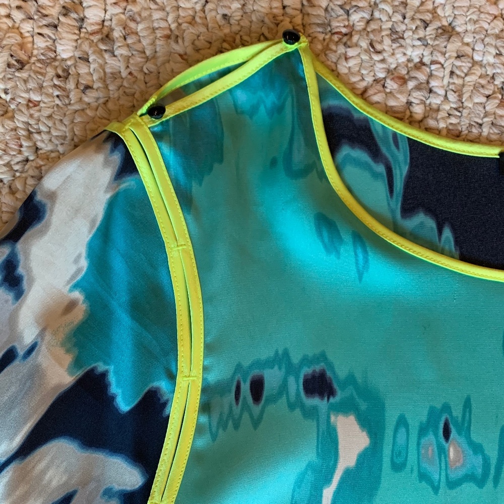 Abstract Patterned Blouse - image 2